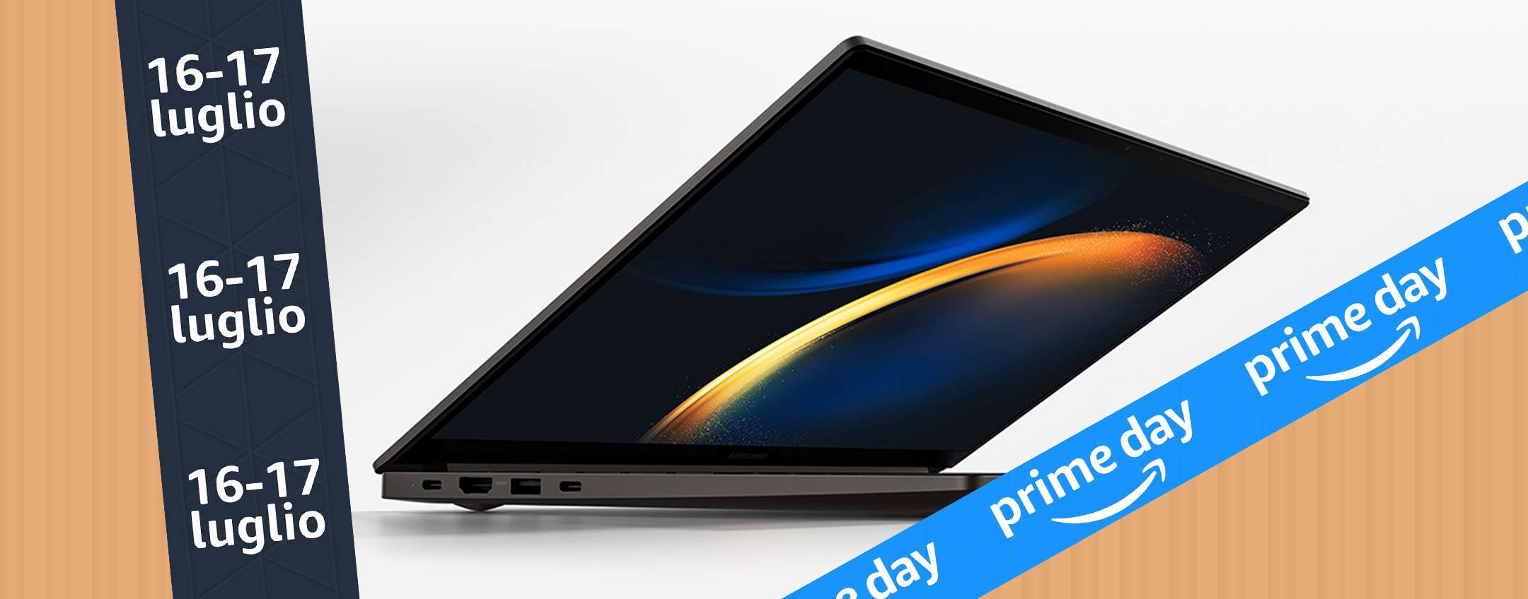 Prime Day, laptop Samsung: CPU Intel e Windows 11 (AFFARE)