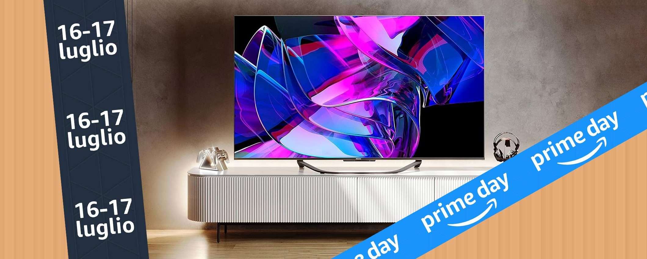 Prime Day 2024: le migliori Smart TV in offerta (Top 5 sotto i 600€)