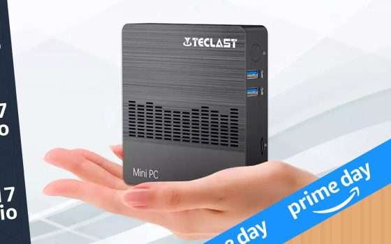 Mini PC a 79€ per il Prime Day: l'affare su Teclast N10
