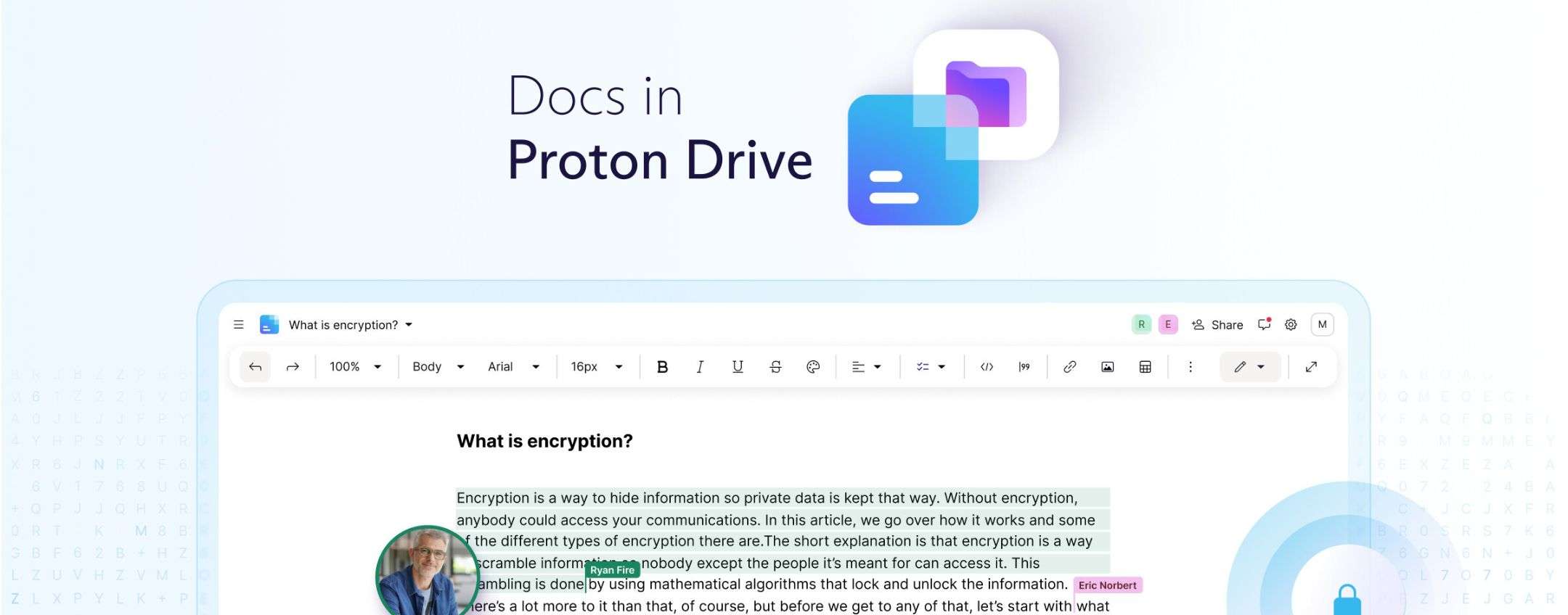 Proton Docs sfida Google Drive con focus su sicurezza e privacy