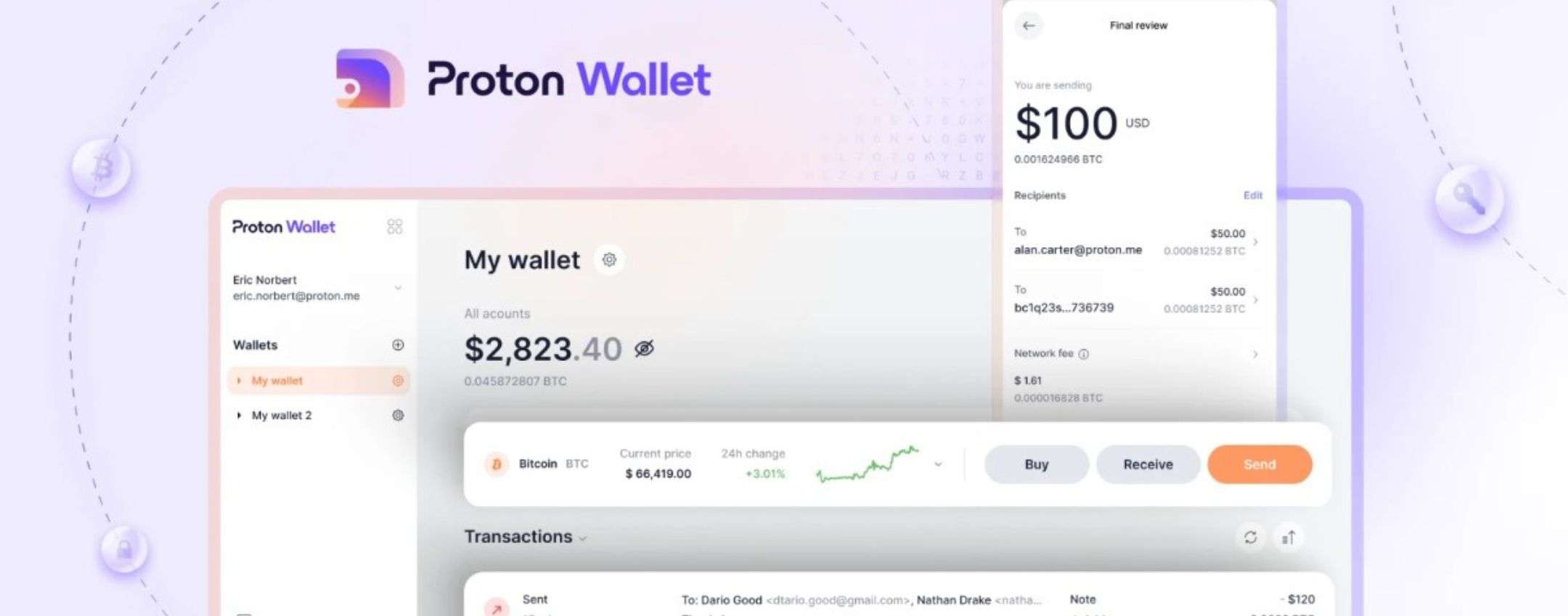 Proton Wallet, il portafoglio Bitcoin con crittografia end-to-end