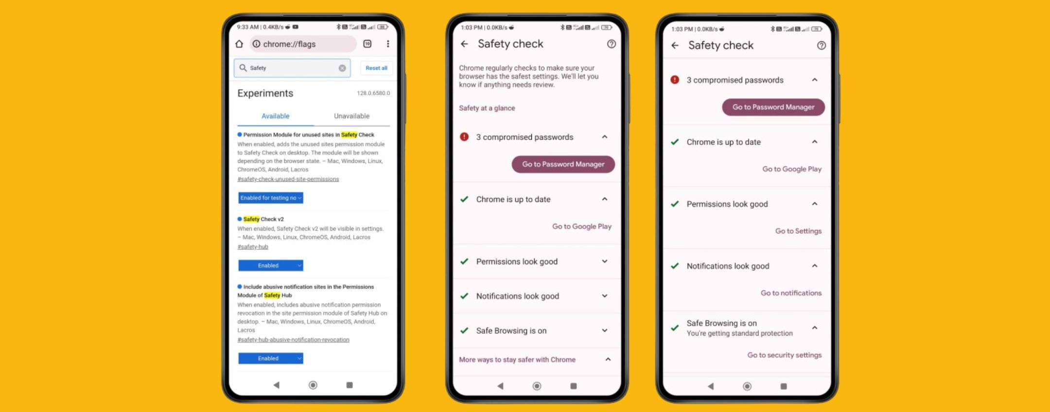 Safety Check di Chrome per Android si aggiornerà in background