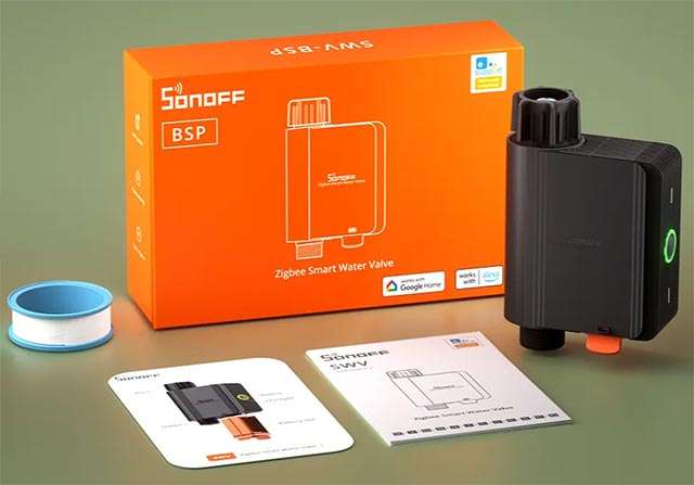 SONOFF Zigbee Smart Water Valve: il contenuto della confezione