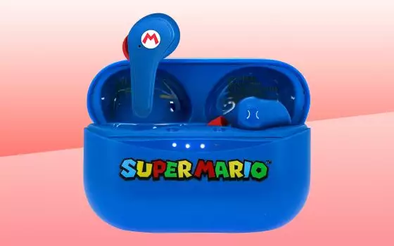 Gli auricolari wireless di Super Mario a soli 13€ (sconto 61%)
