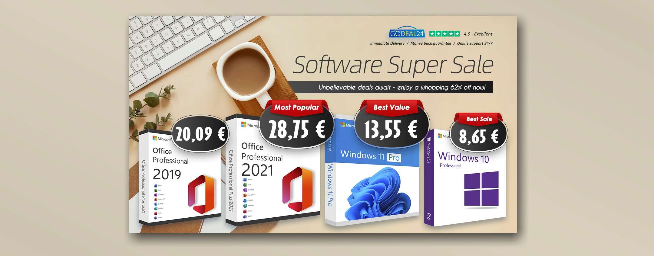 Sconti esclusivi Microsoft! Office 2021 Pro da 17,53€, acquista e risparmia!