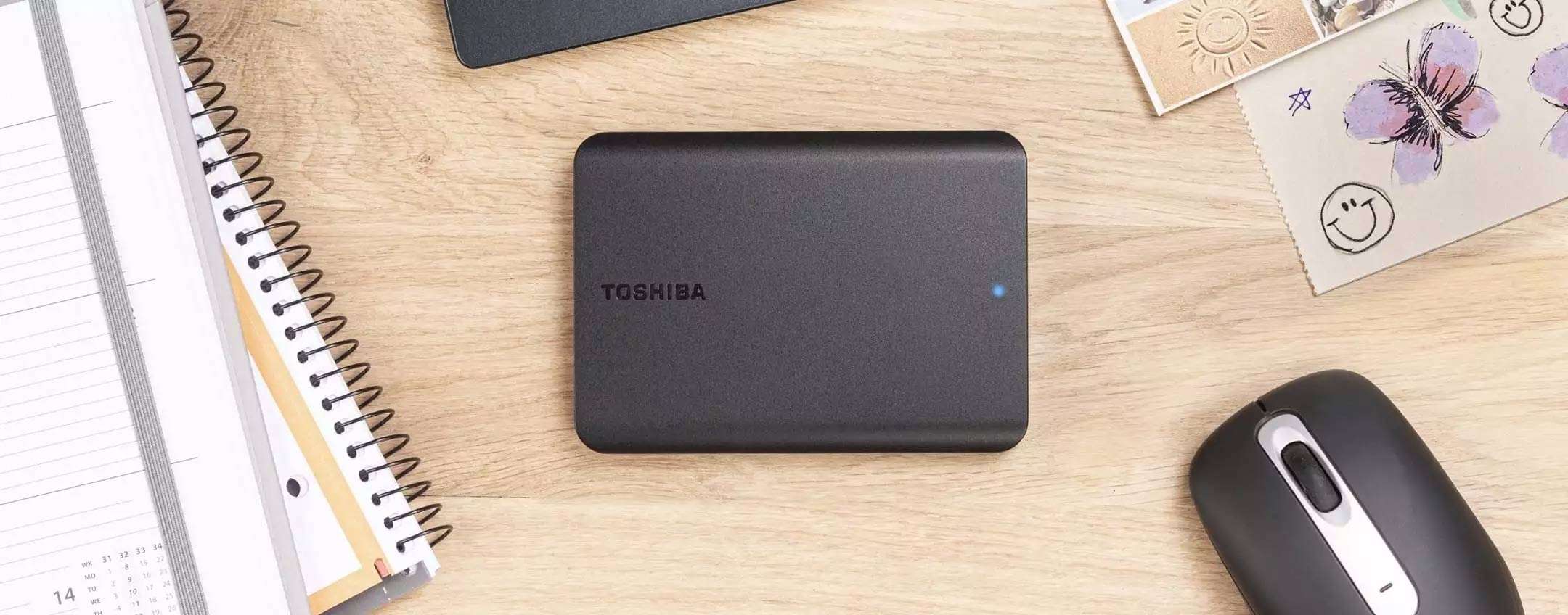 HDD esterno 2 TB (Toshiba, USB 3): lo SCONTO su Amazon