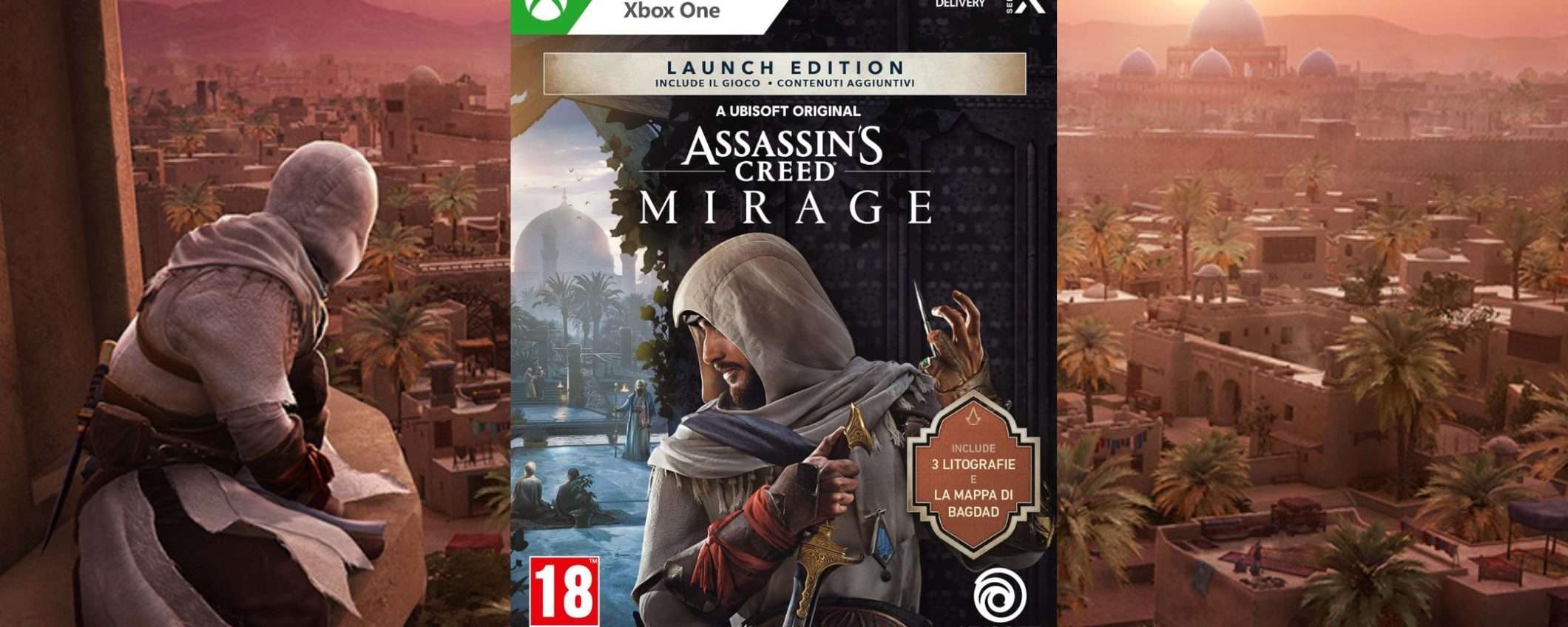 Assassin's Creed Mirage Launch Edition per Xbox One | Series X a soli 27€ in esclusiva Amazon