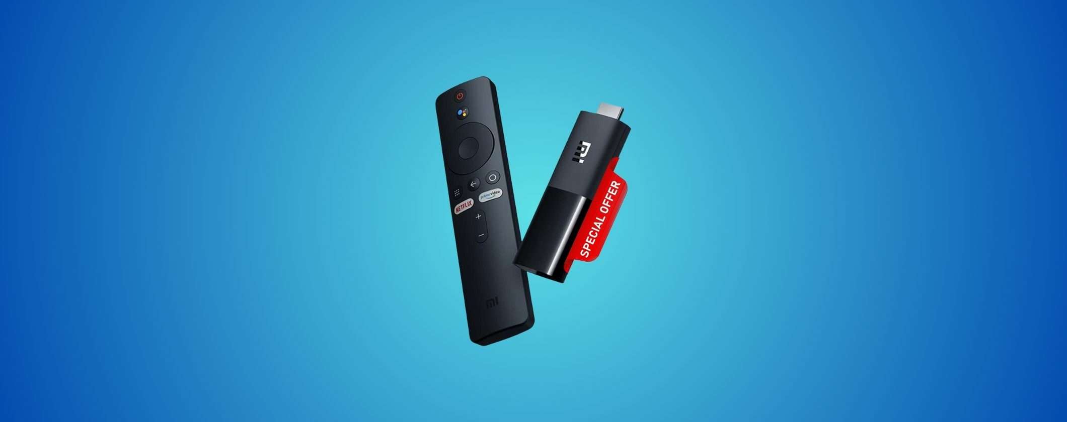 Con Xiaomi Mi TV Stick qualsiasi schermo diventa SMART (42€)