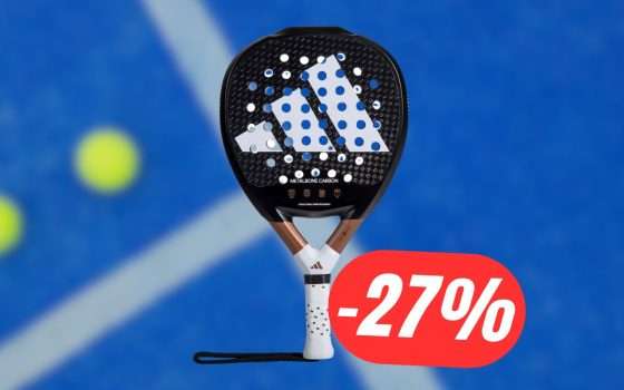 Adidas: la RACCHETTA da PADEL (in carbonio) è scontata del 27%!