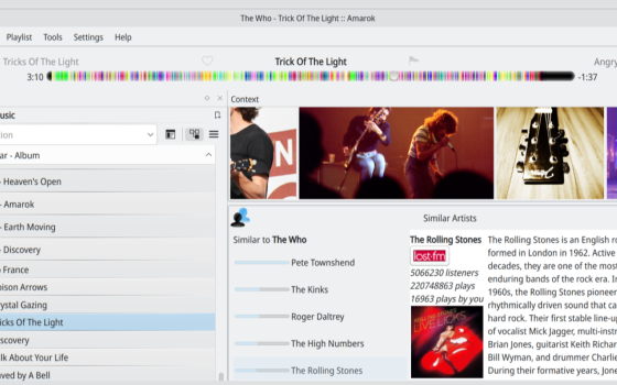 Amarok 3.1 rilasciato con plugin Last.fm aggiornato e molto altro