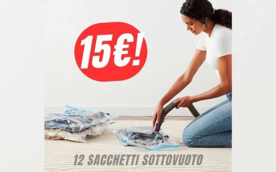 12 SACCHETTI SOTTOVUOTO a 15€: ecco il trucco per viaggiare compatti!