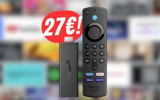 La Fire TV Stick di Amazon è in SCONTO del 38%!