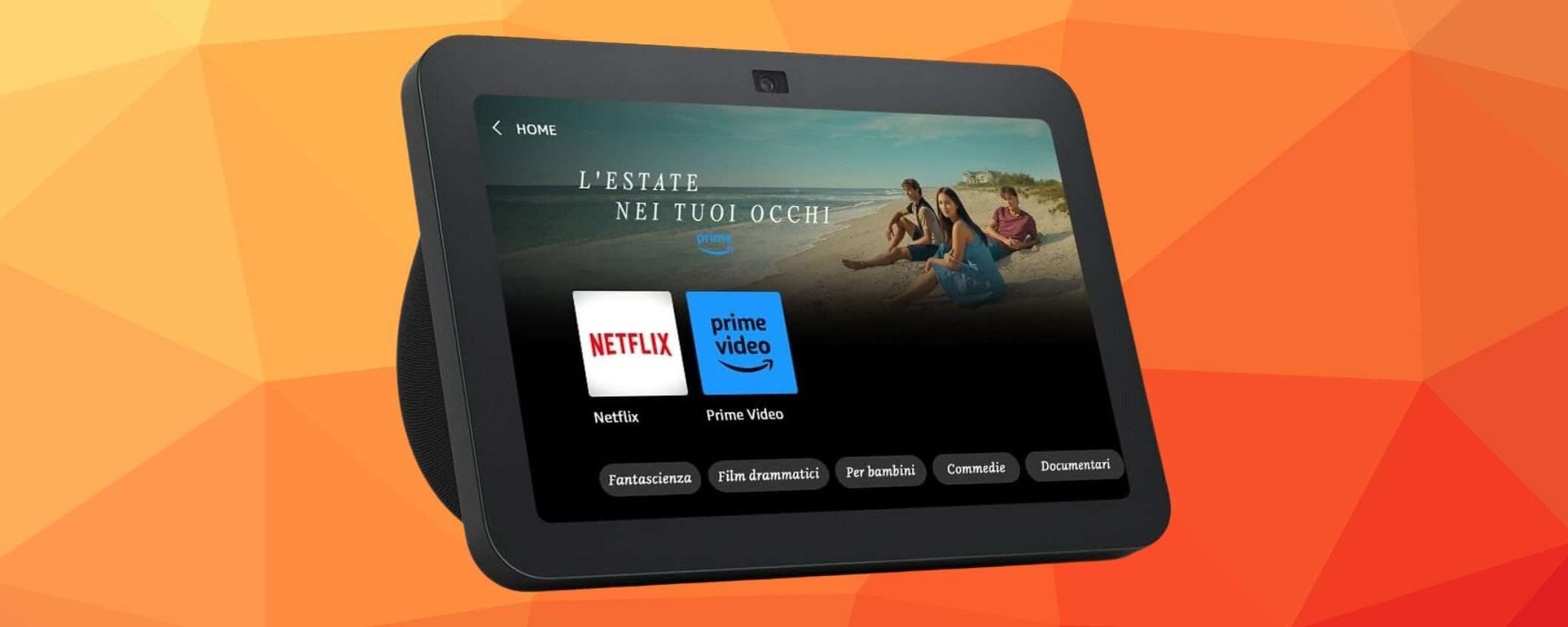 Echo Show 8: il modello 2023 è in offerta su Amazon (-32%)