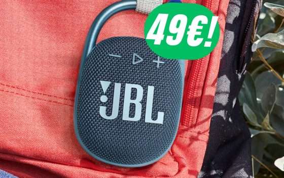 L'iconica CASSA Bluetooth JBL crolla a soli 49€!