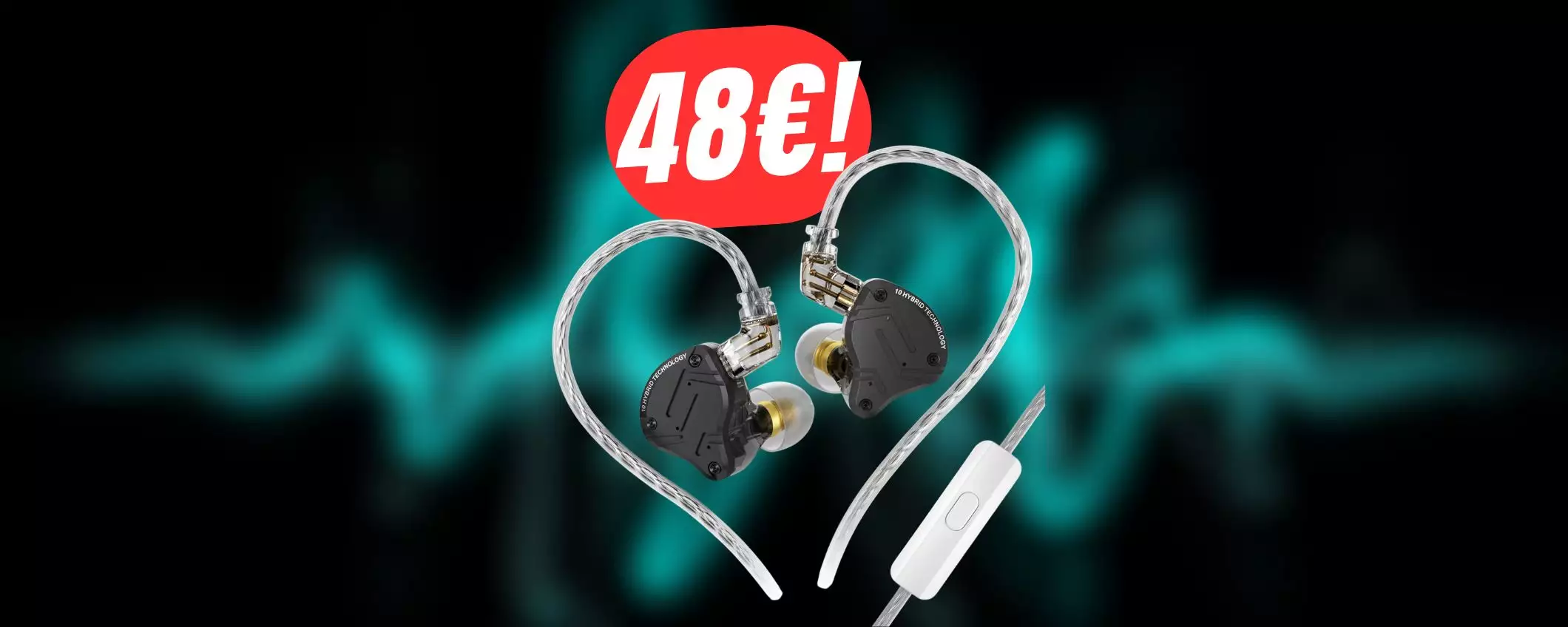 Questi AURICOLARI scontati a 48€ sono perfetti per chi di suono ne capisce!