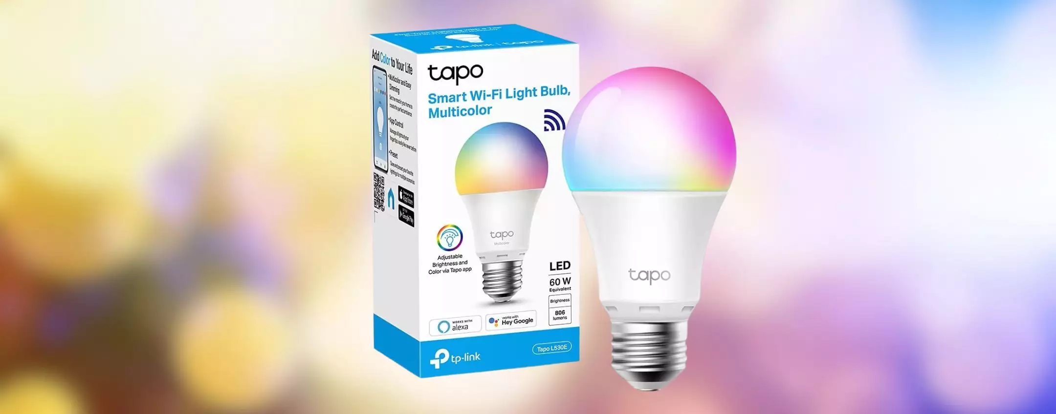 TP-Link Tapo L530E: solo 9,99€ per la lampadina smart WiFi (Amazon)