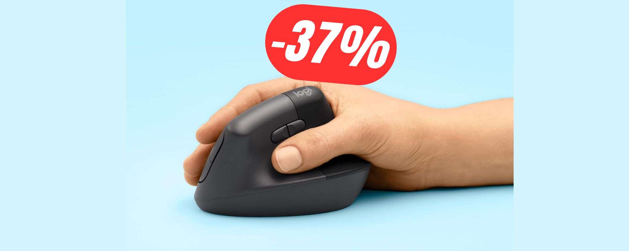 Il MOUSE Logitech che ti farà sparire i dolori precipita a 51€!