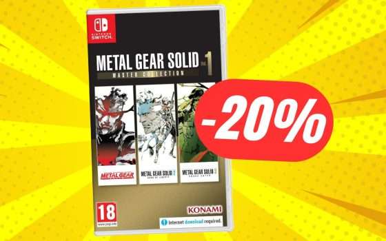 7 Metal Gear Solid a soli 39€? OFFERTONA per Nintendo Switch!