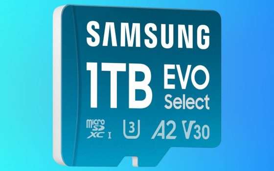 Velocissima microSD Samsung da 1TB: prezzo IN CALO su Amazon