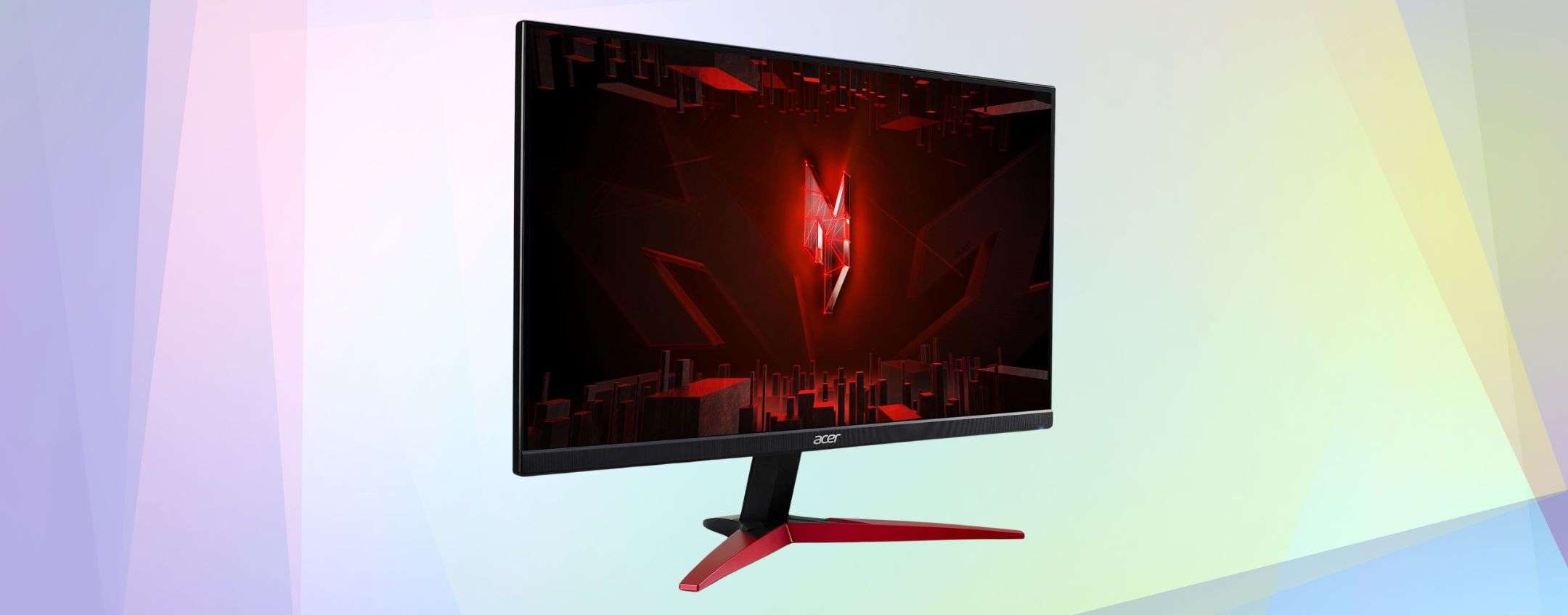 Monitor Acer 24″ da gaming (FHD, 180Hz, 1ms) in sconto lampo a 109,90€