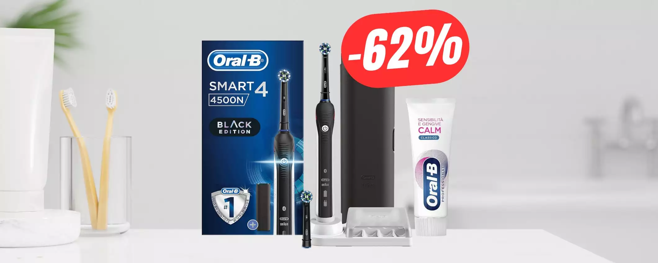 -62% di SCONTO sullo SPAZZOLINO ELETTRICO Oral-B!