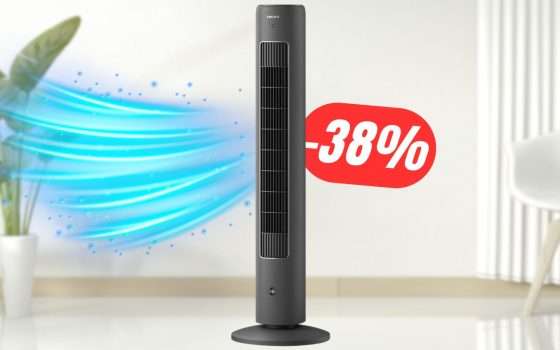 Super-compatto e potentissimo: questo VENTILATORE Philips a 61€ è perfetto!