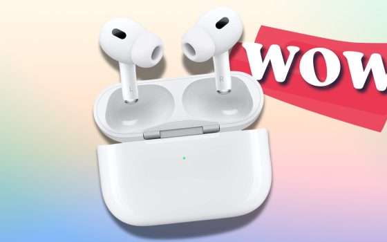 AirPods Pro 2 con custodia MagSafe e sconto CALDISSIMO (coupon eBay)