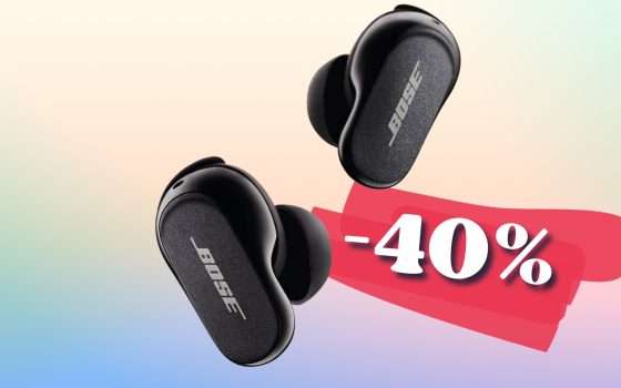 Silenzio ASSOLUTO e audio SUPREMO con questi auricolari TWS BOSE (-40%)