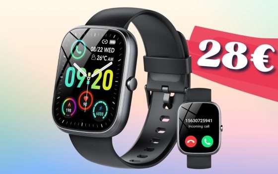 Smartwatch o smartphone al polso? Funzioni avanzate a soli 28€