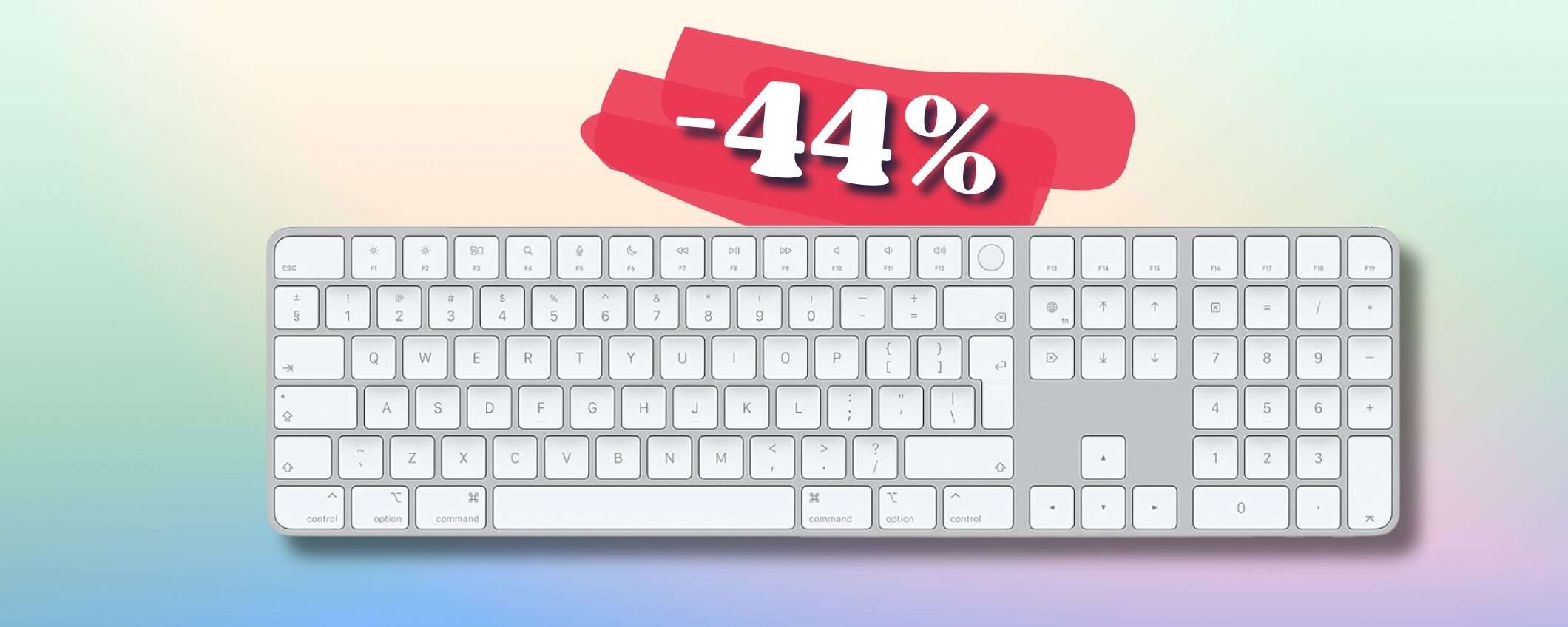 Apple Magic Keyboard con Touch ID, sconto fino al 44% su Amazon