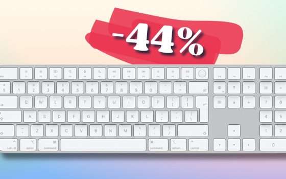 Apple Magic Keyboard con Touch ID, sconto fino al 44% su Amazon