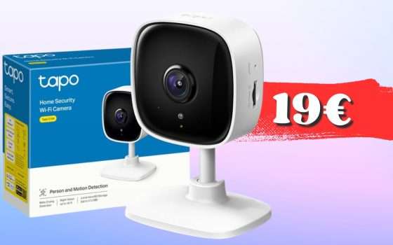 Telecamera WiFi: la tua sicurezza costa SOLO 19€ con obiettivo 1080P