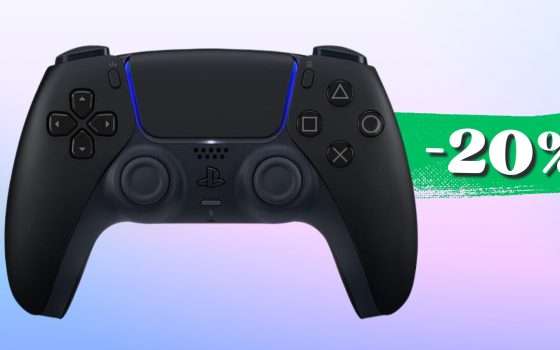 SONY DualSense in versione nera: un nuovo controller PS5 a soli 55€