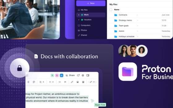 Proton Drive: storage sicuro anche per le aziende