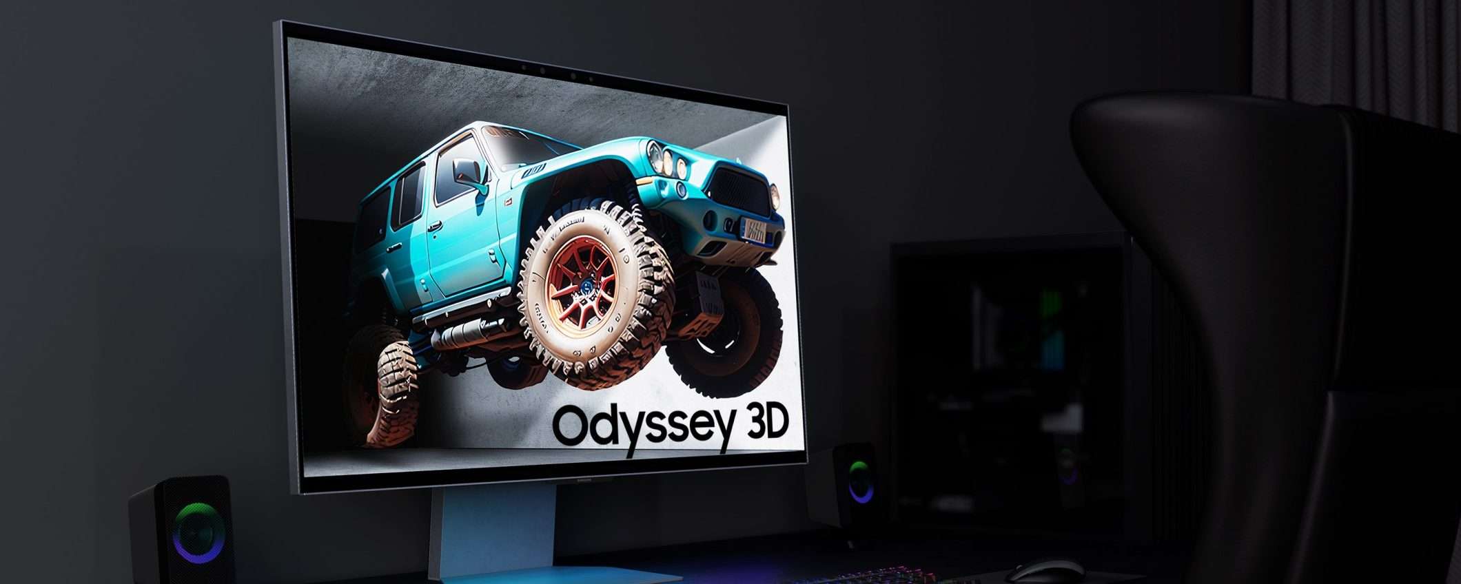 Samsung Odyssey 3D: monitor gaming fino a 37 pollici