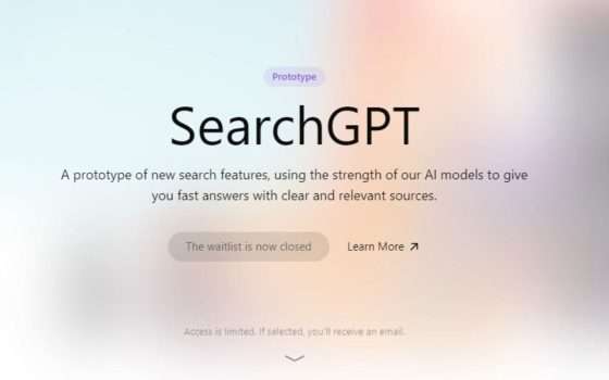 SearchGPT di OpenAI, chiusa la lista d'attesa