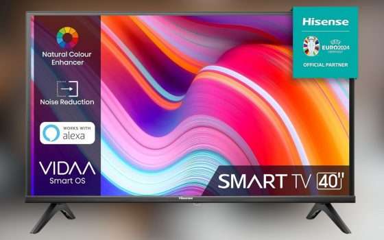 Solo 235€ per questa smart TV da 40