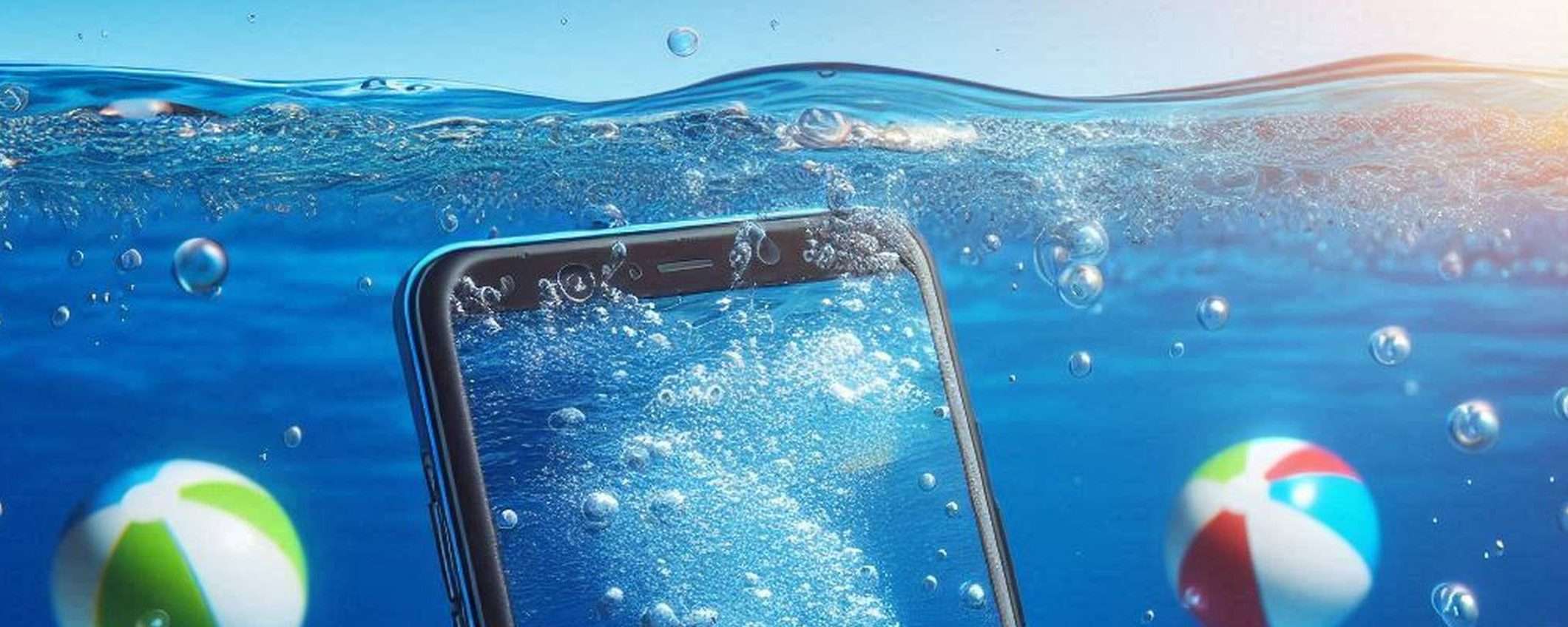 Si può rimuovere l'acqua dallo smartphone con il suono?