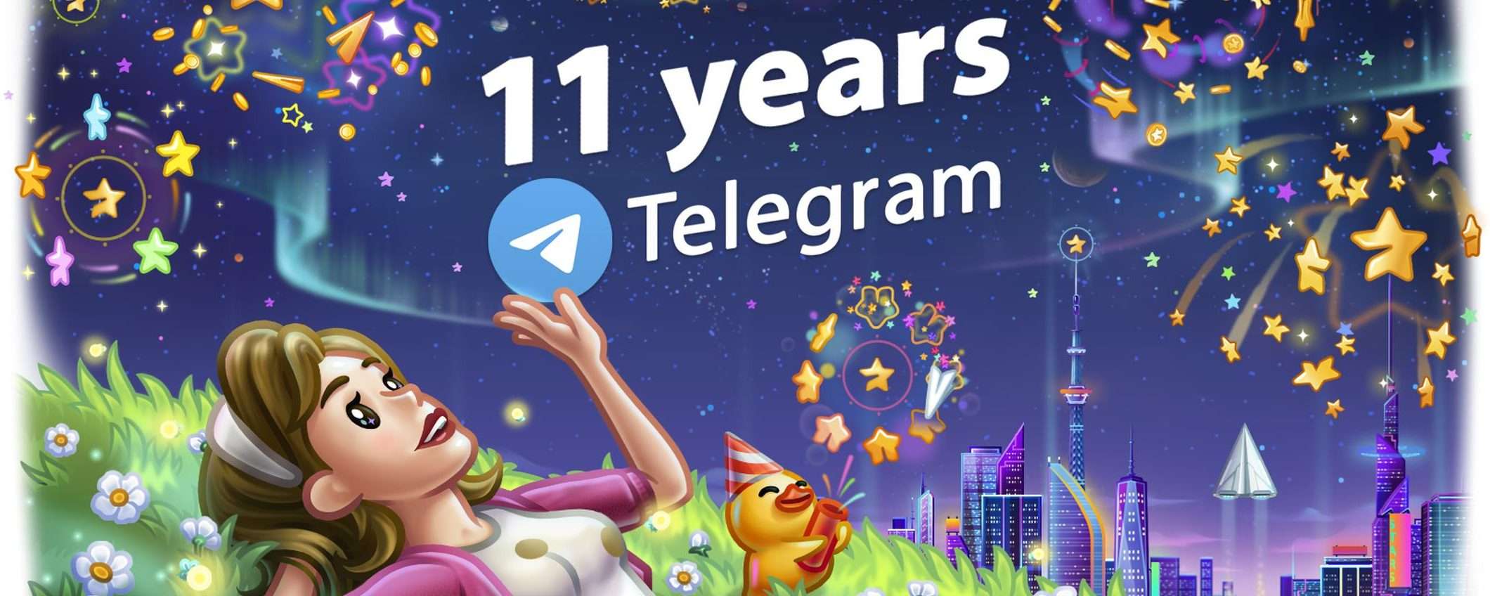 Telegram festeggia il compleanno con i super canali