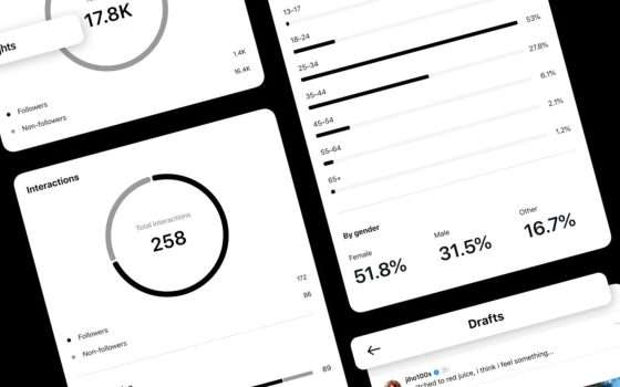 Threads: bozze multiple, insights e altre novità