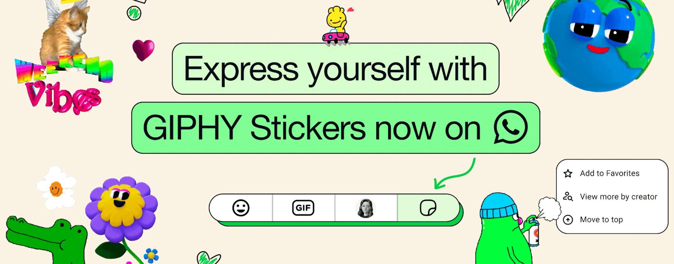 WhatsApp: sticker personalizzati, IA e GIPHY