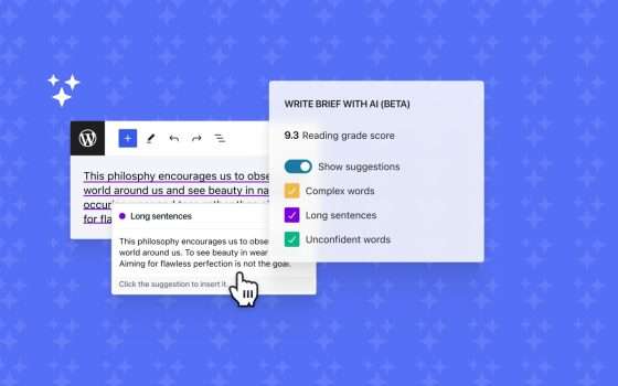 Blog WordPress più leggibili con il nuovo tool IA