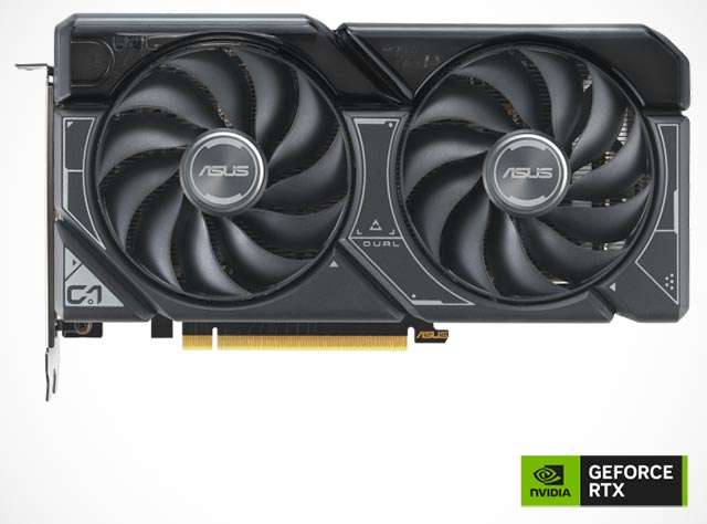 La scheda video ASUS DUAL NVIDIA GeForce RTX 4060 Ti