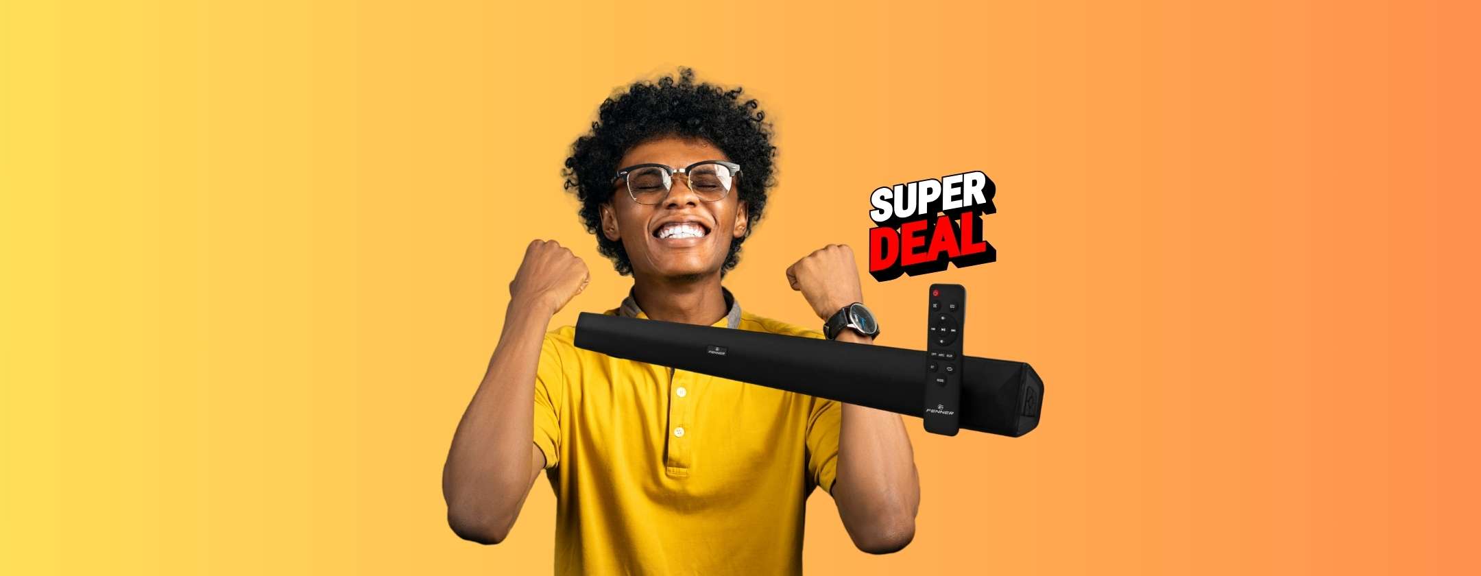 Audio senza limiti con la Soundbar Fenner a meno di 60€