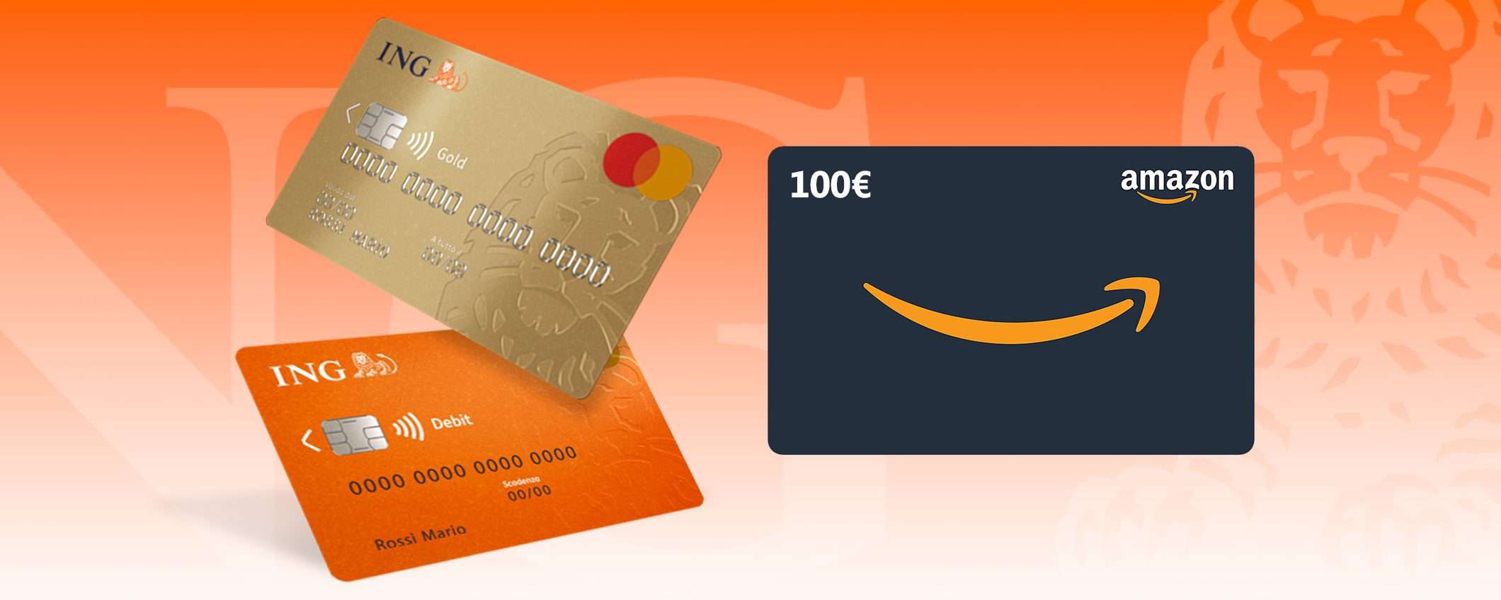 Conto Corrente Arancio regala 100€ in buoni Amazon: ecco la carta