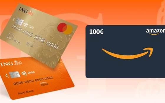 Conto Corrente Arancio regala 100€ in buoni Amazon: ecco la carta