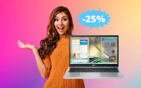 Acer Aspire 3: sconto IMPERDIBILE del 25% su Amazon