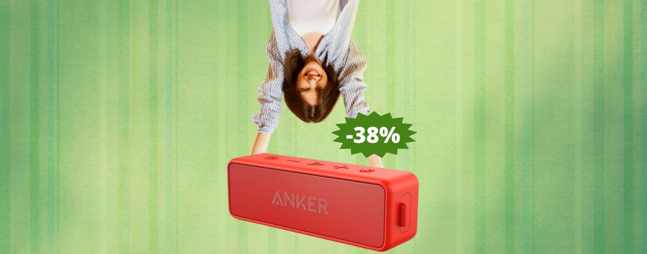 Anker Soundcore 2: IMPERDIBILE a questo prezzo su Amazon (-38%)