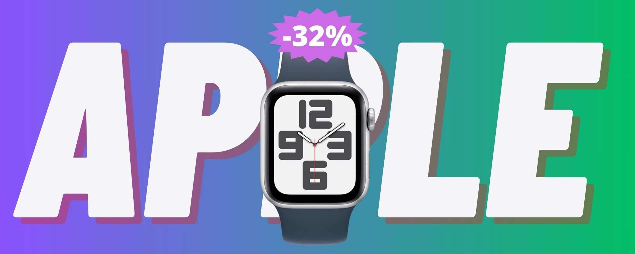 Apple Watch SE: un affare da non perdere su Amazon (-32%)