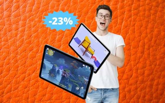 Apple iPad Air 2022: sconto EPICO del 23% su Amazon